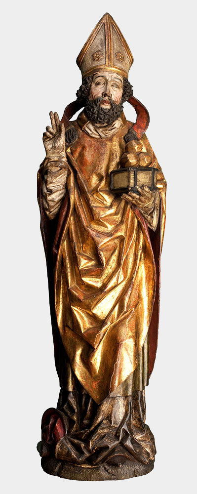 Rzeźba św. Mikołaja, ok. 1490