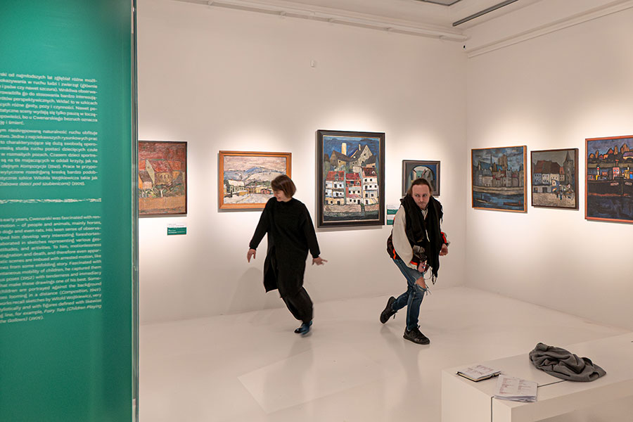 Paint it black/paraliż serca | Teatr Czterech 18.01, g. 18:04 Próba teatralna na finisaż wystawy „Waldemar Cwenarski. Czułość. Powroty i poszukiwania” w Pawilonie Czterech Kopuł – Teatr Czterech