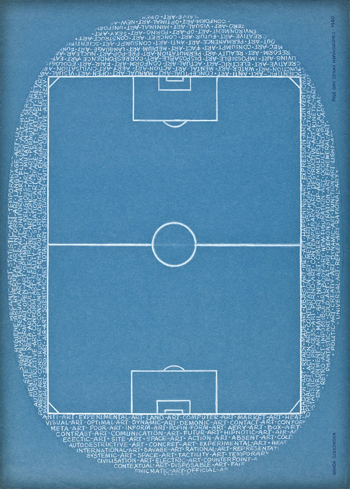 Wanda Gołkowska, Pole gry sztuki współczesnej, 1980