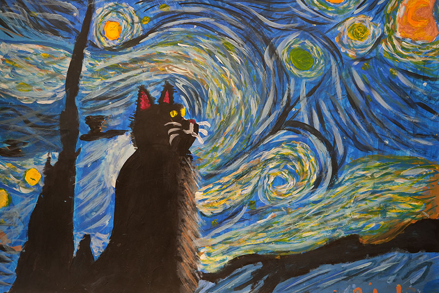 Prace laureatów konkursu „Spotkania ze sztuką”