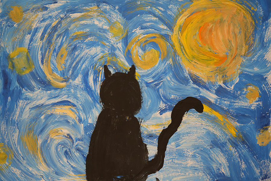 Prace laureatów konkursu „Spotkania ze sztuką”