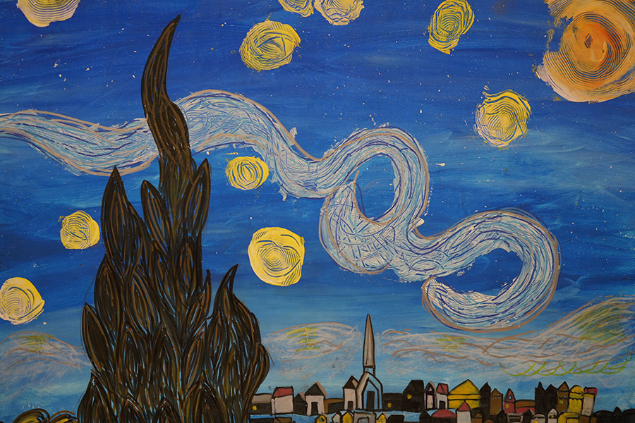 Prace laureatów konkursu „Spotkania ze sztuką”