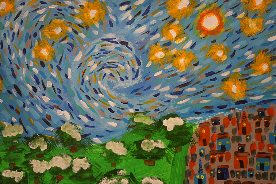 Prace laureatów konkursu „Spotkania ze sztuką”