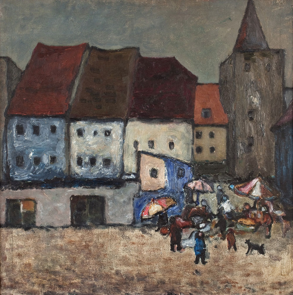 Pejzaż Waldemara Cwenarskiego z Bystrzycy Kłodzkiej