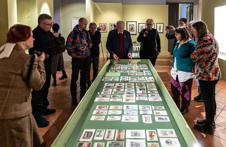 „Kazanie do ptaków” – fotorelacja z konferencji prasowej i wernisażu