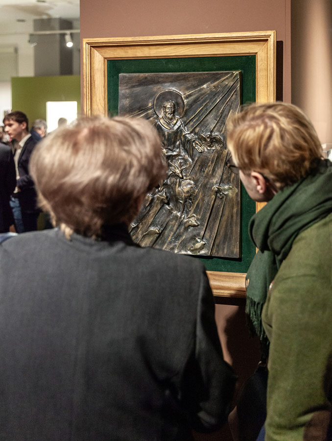 „Kazanie do ptaków” – fotorelacja z konferencji prasowej i wernisażu