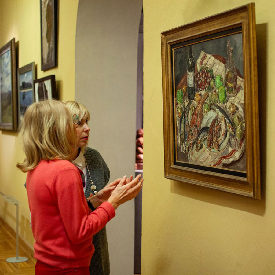 Wolontariuszki w Muzeum Narodowym we Wrocławiu