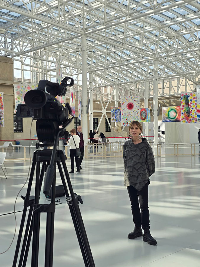 Konferencja prasowa przed otwarciem wystawy „Wschód słońca na Zachodzie”