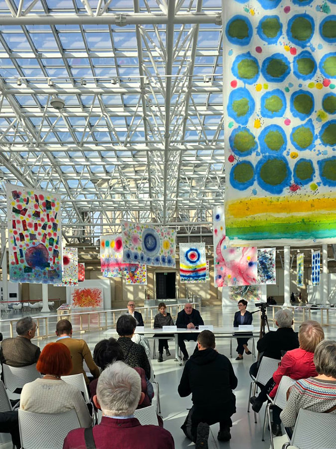 Konferencja prasowa przed otwarciem wystawy „Wschód słońca na Zachodzie”