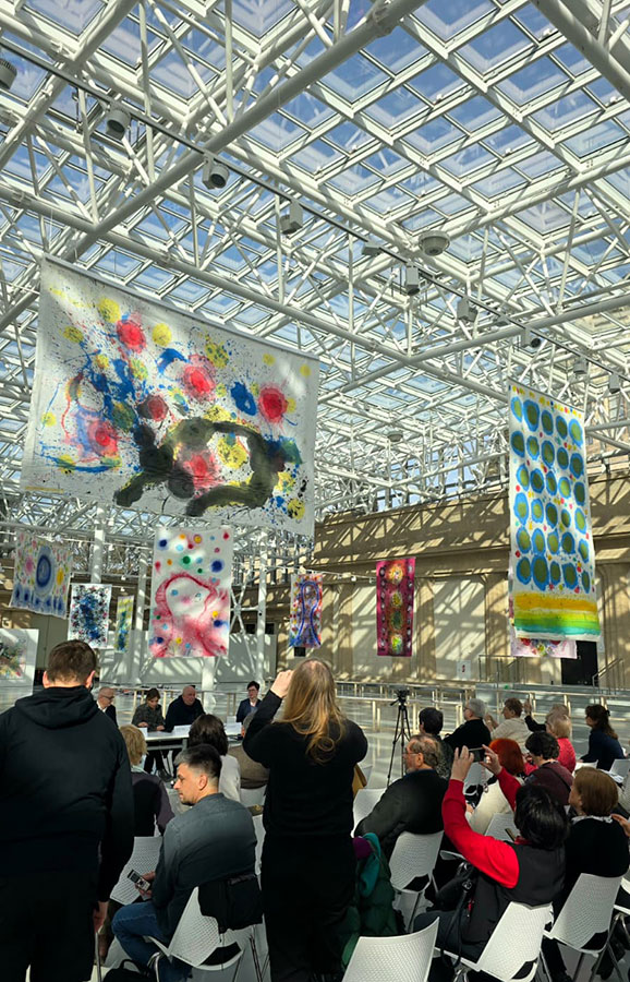 Konferencja prasowa przed otwarciem wystawy „Wschód słońca na Zachodzie”