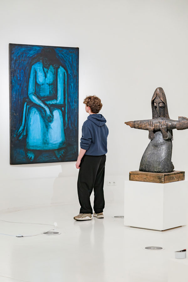 Teatr Czterech na zakończenie wystawy „Waldemar Cwenarski. Czułość. Powroty i poszukiwania”