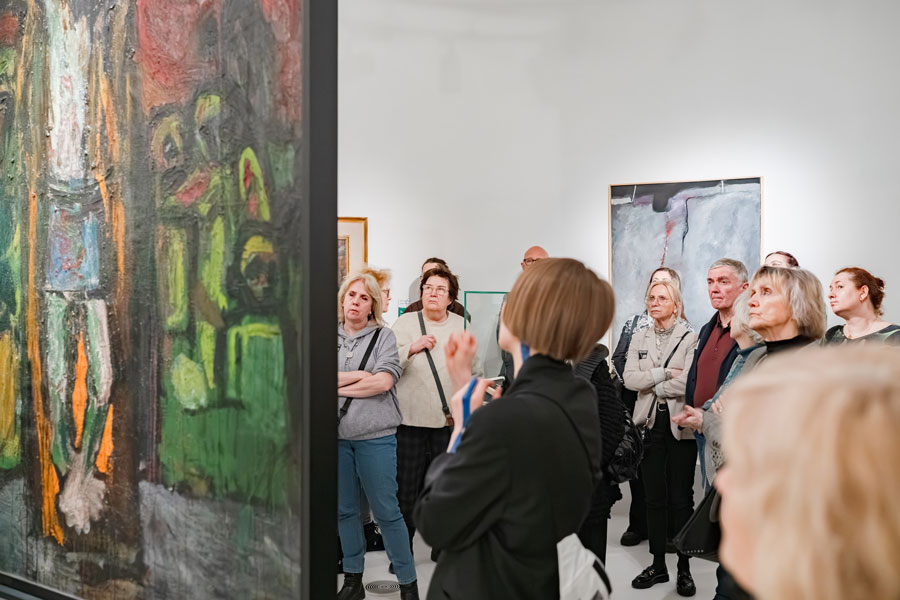 Teatr Czterech na zakończenie wystawy „Waldemar Cwenarski. Czułość. Powroty i poszukiwania”