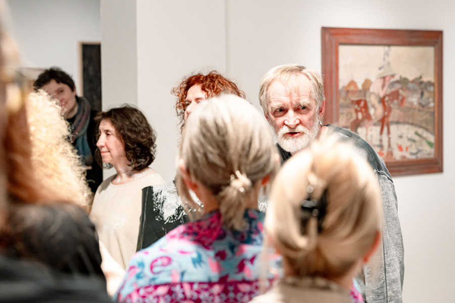 Teatr Czterech na zakończenie wystawy „Waldemar Cwenarski. Czułość. Powroty i poszukiwania”