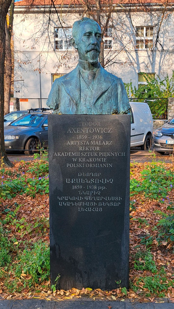 Pomnik Teodora Axentowicza w Krakowie