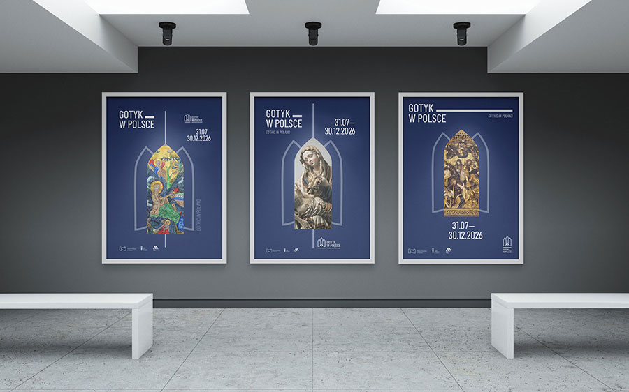 Logo projektu „Gotyk w Polsce” – plakaty