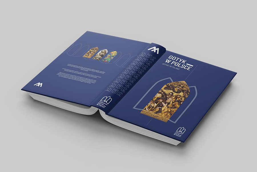 Logo projektu „Gotyk w Polsce” – projekt publikacji