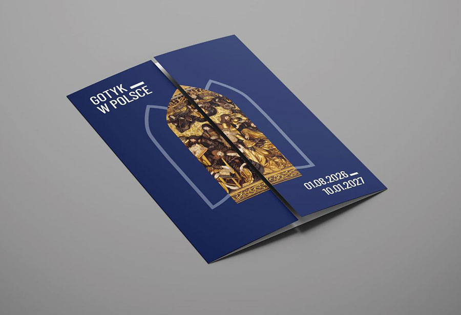 Logo projektu „Gotyk w Polsce” – projekt zaproszenia