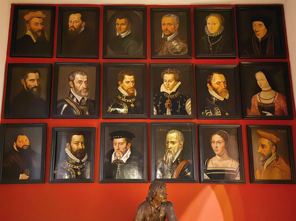 Portrety z „Galerii sławnych” w Muzeum Narodowym we Wrocławiu