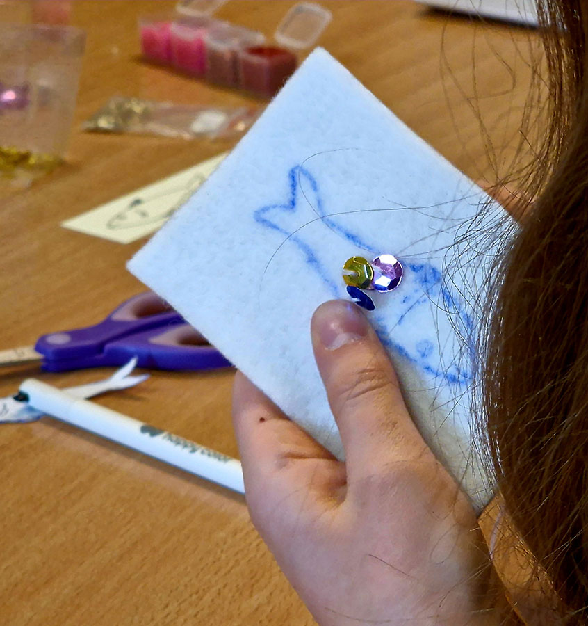 Warsztaty w Etno – cekinowe rybki