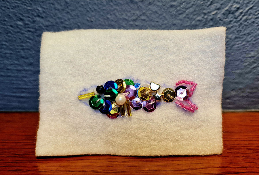 Warsztaty w Etno – cekinowe rybki