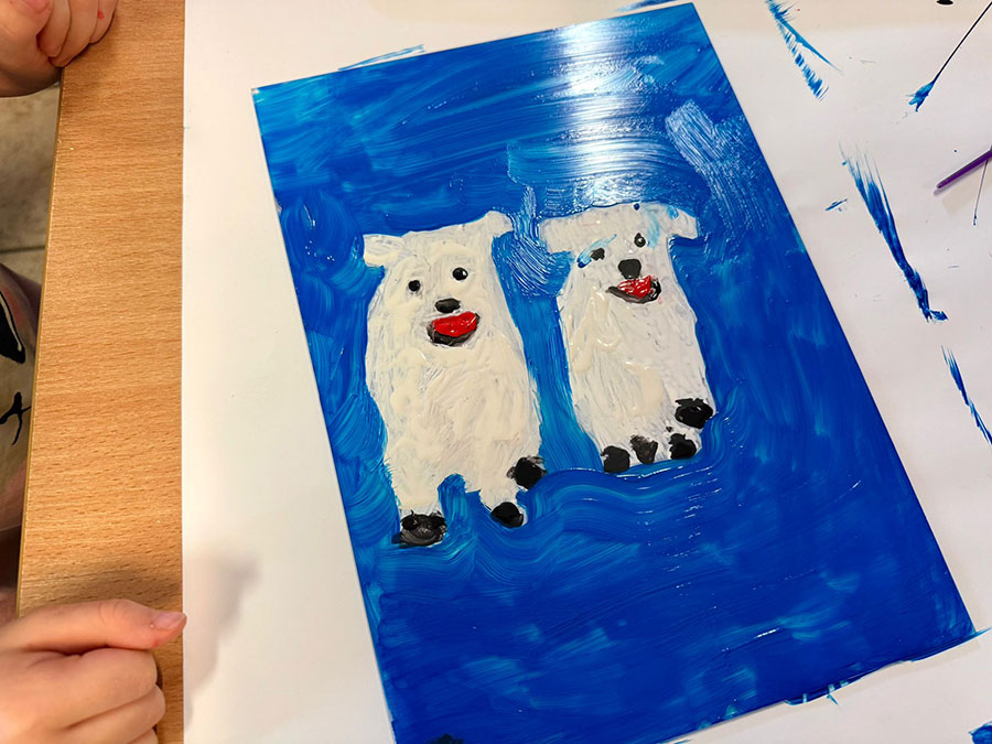 Warsztaty dla dzieci „Obrazy na szkle malowane”