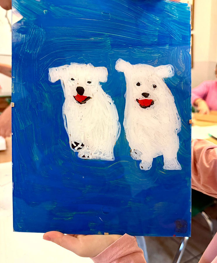 Warsztaty dla dzieci „Obrazy na szkle malowane”