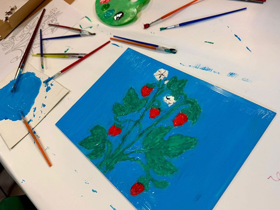 Warsztaty dla dzieci „Obrazy na szkle malowane”