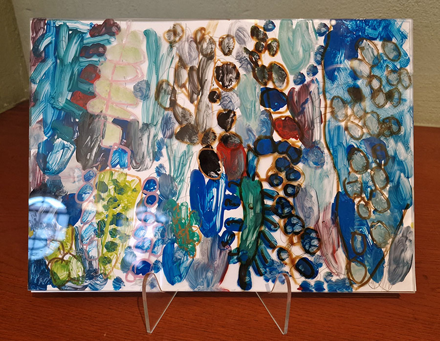 Warsztaty dla dzieci „Obrazy na szkle malowane”