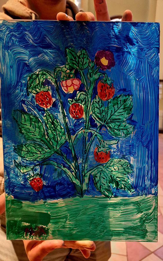 Warsztaty dla dzieci „Obrazy na szkle malowane”