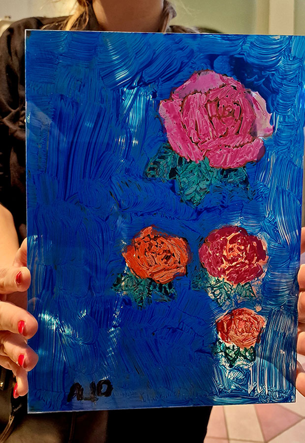 Warsztaty dla dzieci „Obrazy na szkle malowane”