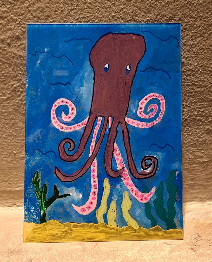 Warsztaty dla dzieci „Obrazy na szkle malowane”