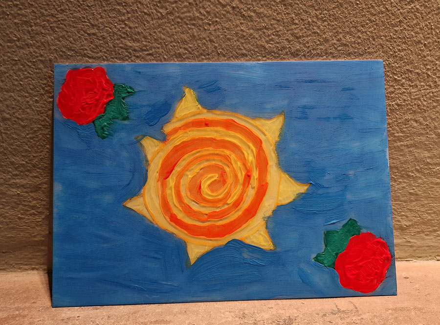 Warsztaty dla dzieci „Obrazy na szkle malowane”