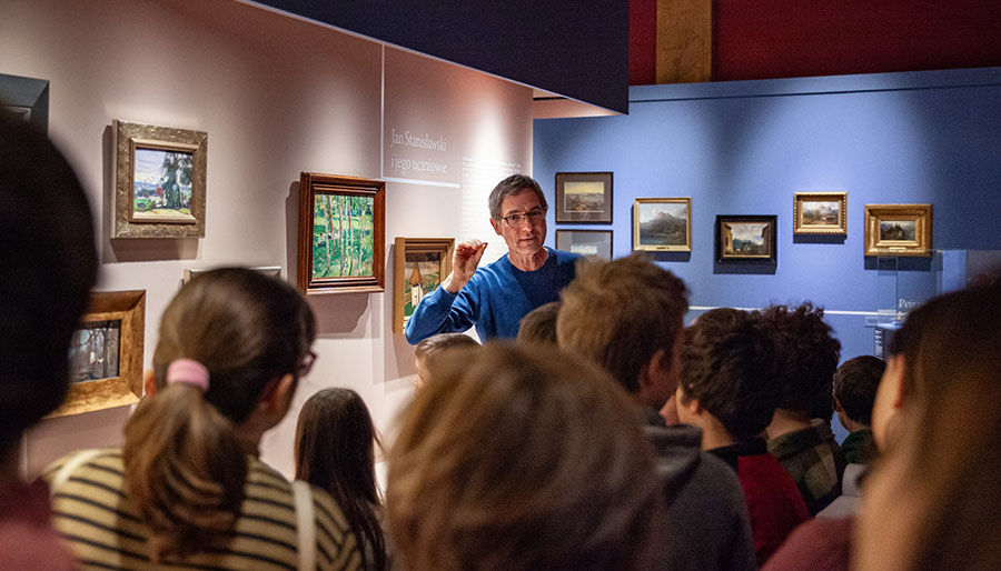 Ferie 2026 w Muzeum Narodowym, warsztaty „Cztery pory roku na obrazach jak tabliczka czekolady”