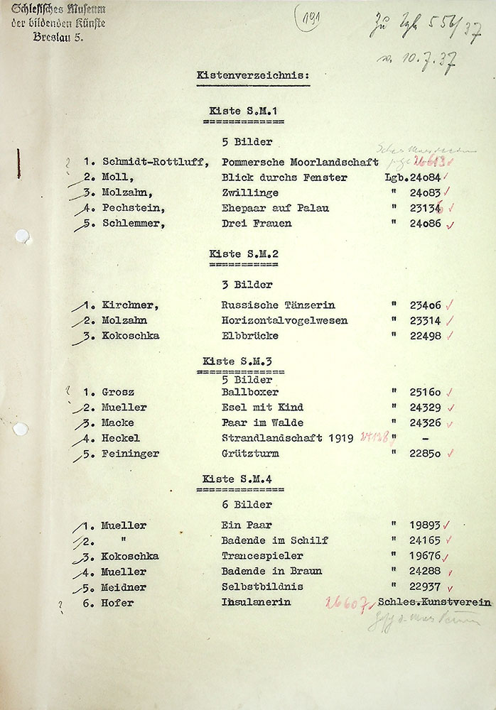 Spis obrazów Kokoschki
