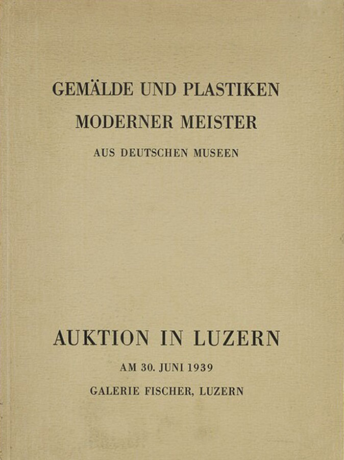 Okładka katalogu aukcyjnego