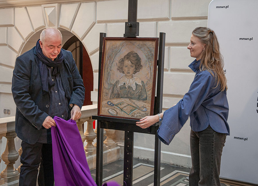 Przekazanie portretu Bożeny Steinborn autorstwa Witkacego do Muzeum Narodowego we Wrocławiu