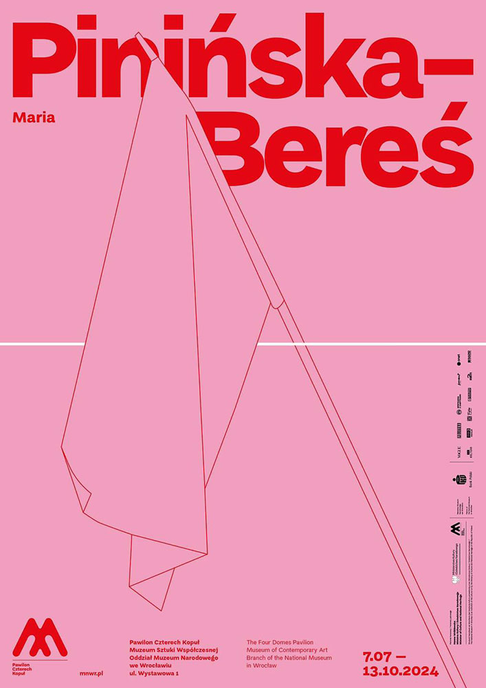 Nagrodzony plakat do wystawy „Maria Pinińska-Bereś”