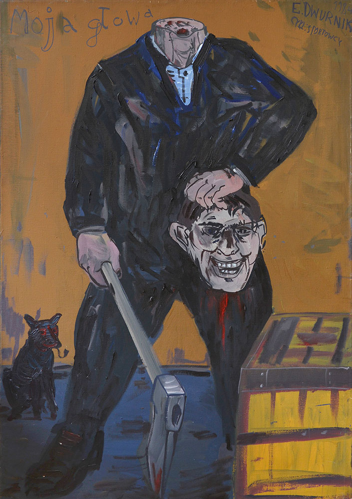 Edward Dwurnik, Moja głowa, 1984