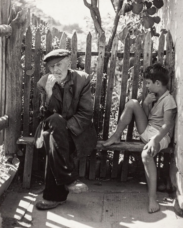 Zofia Rydet, „Kontrasty” z cyklu „Czas przemijania”, 1955–1964