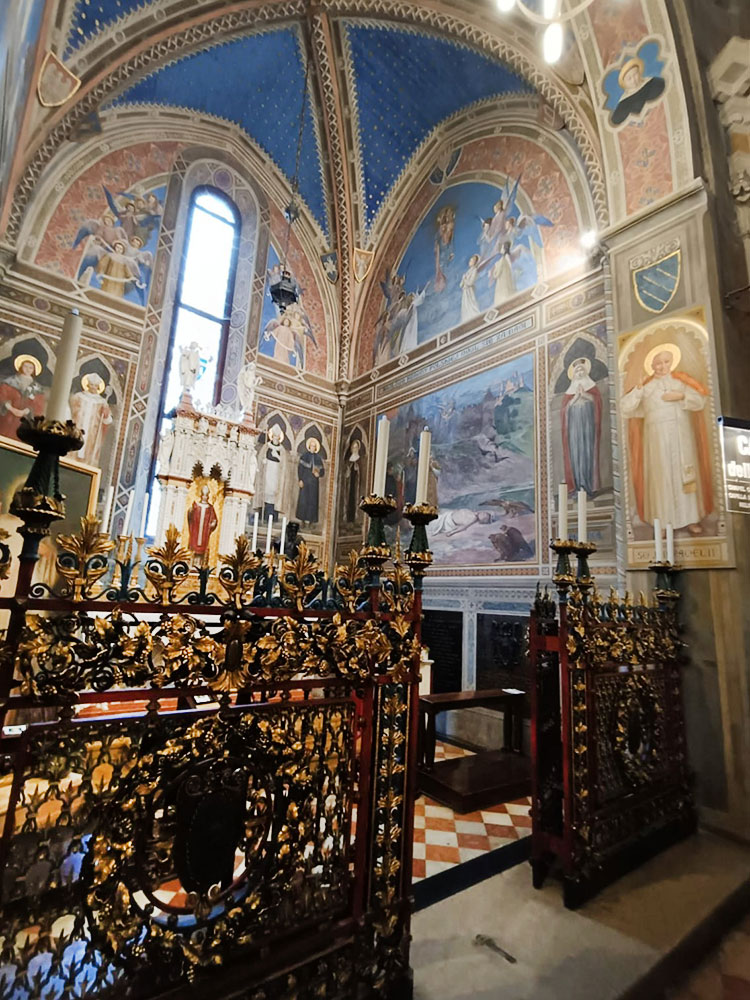 Wnętrze kaplicy pw. św. Stanisława (tzw. Kaplicy Polskiej) w bazylice św. Antoniego w Padwie