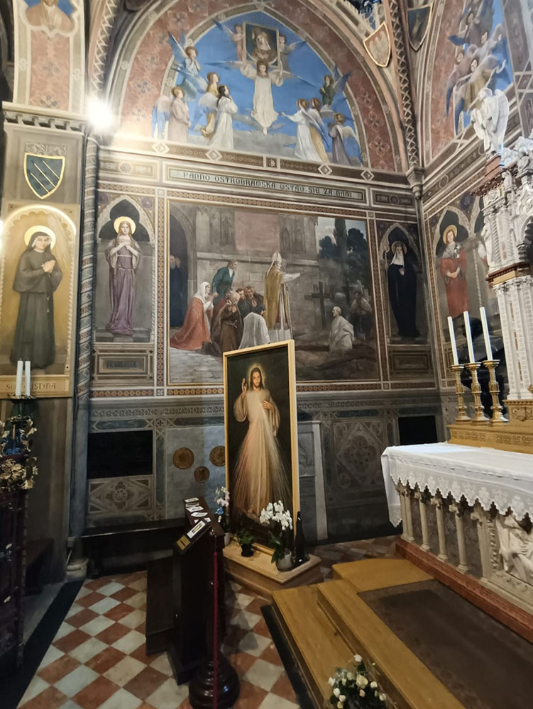 Wnętrze kaplicy pw. św. Stanisława (tzw. Kaplicy Polskiej) w bazylice św. Antoniego w Padwie