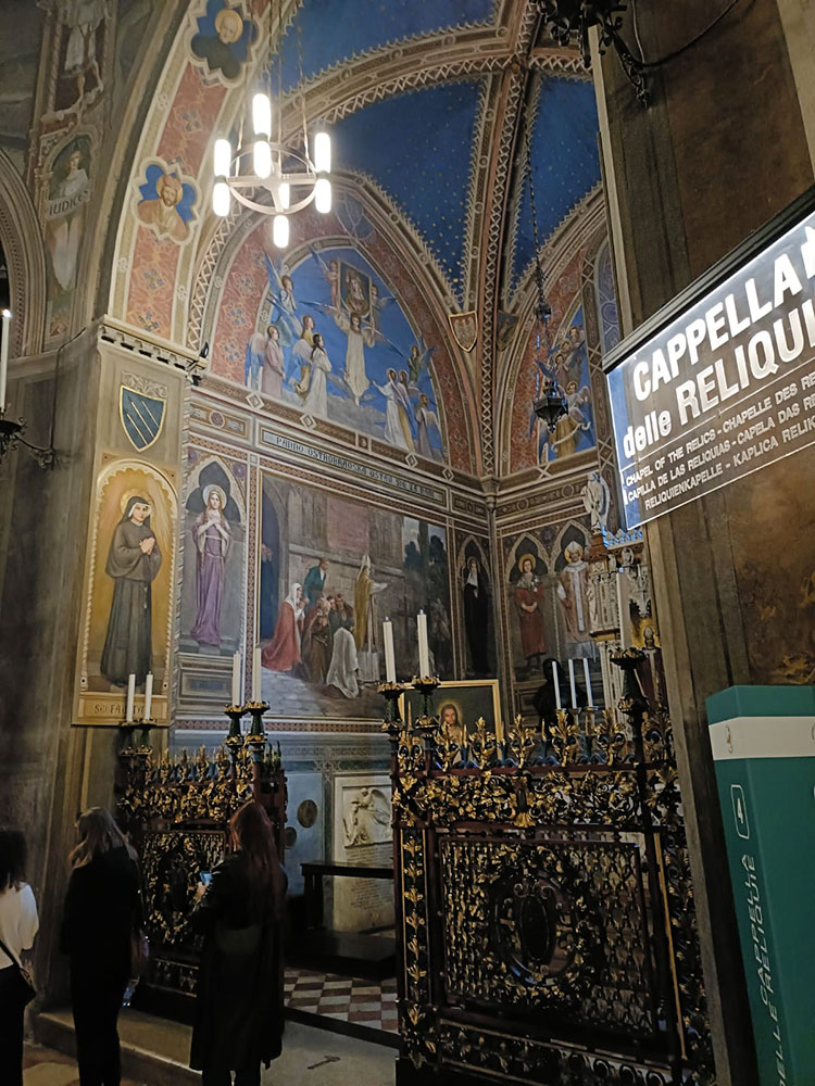 Wnętrze kaplicy pw. św. Stanisława (tzw. Kaplicy Polskiej) w bazylice św. Antoniego w Padwie