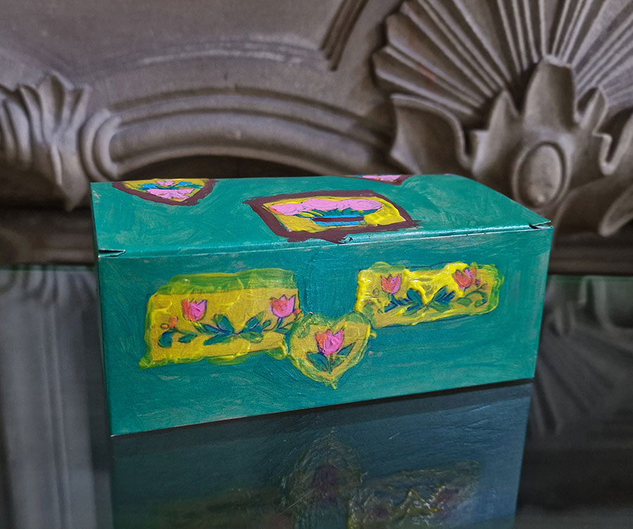 Malowana etnoskrzyneczka marzeń