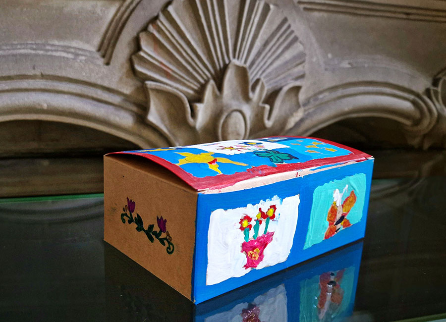 Malowana etnoskrzyneczka marzeń