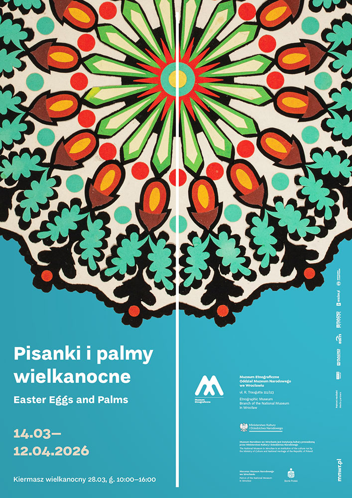 Plakat wystawy „Pisanki i palmy wielkanocne” 2026
