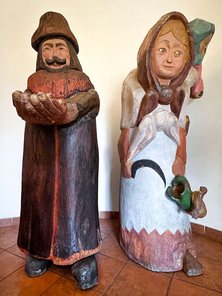 Rzeźby Jarosława Furgały w Muzeum Etnograficznym