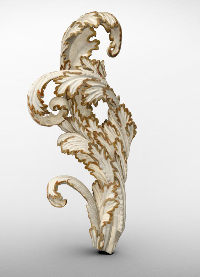 Ozdobny rzeźbiony element stalli