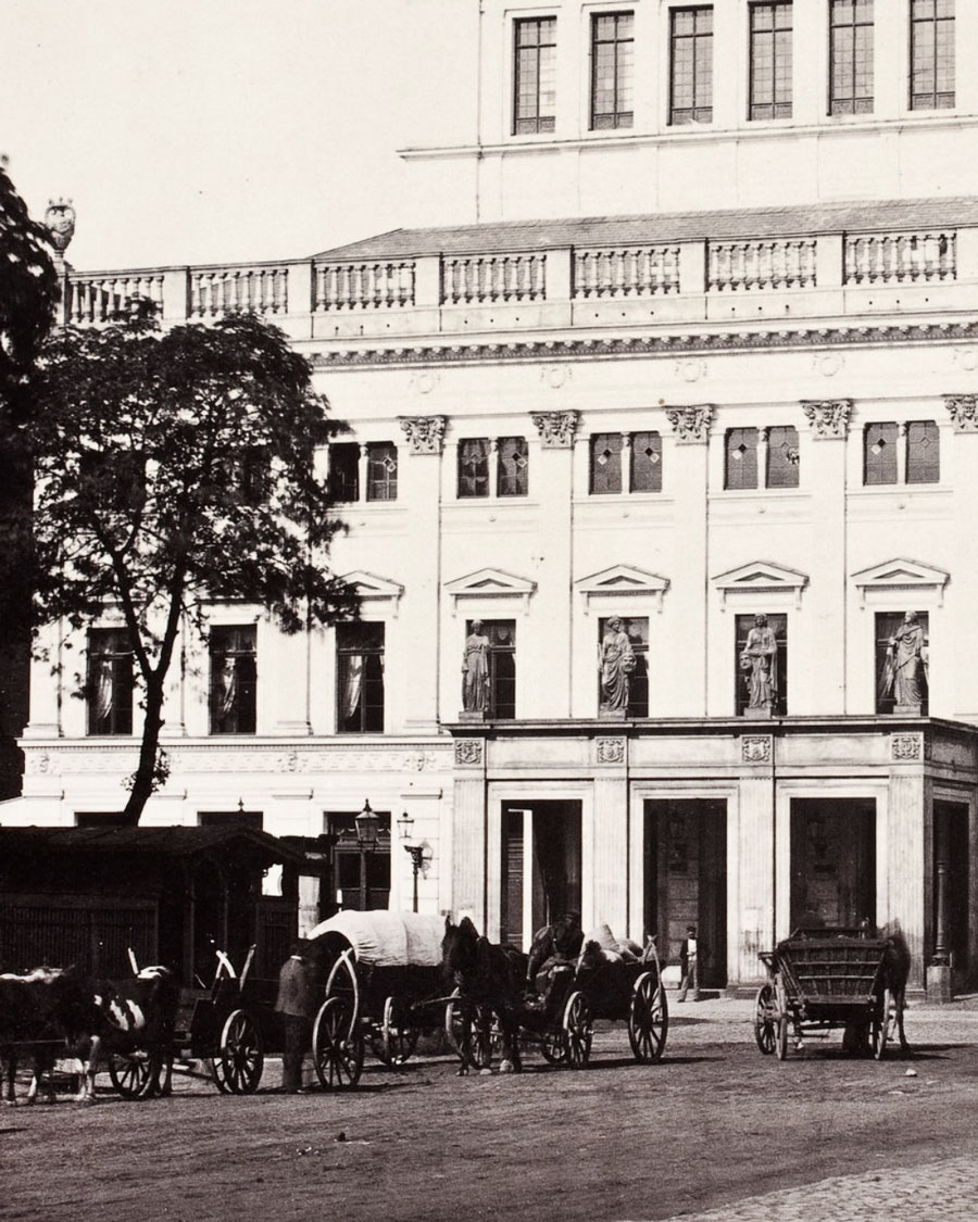 Hermann Krone, Wrocław, Teatr Miejski, ok. 1870 (fragment)