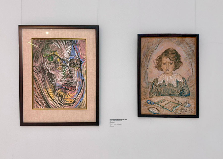 Obrazy Stanisława Ignacego Witkiewicza w Pawilonie Czterech Kopuł