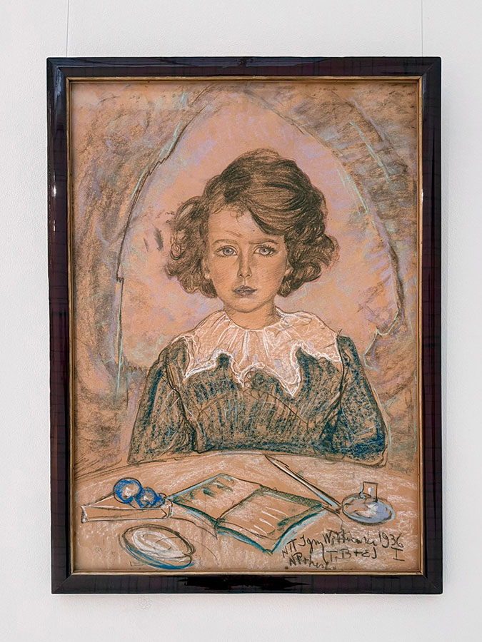 Stanisław Ignacy Witkiewicz „Portret sześcioletniej Bożeny Steinborn”, 1936